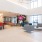 Spacious lobby with large windows 
