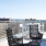 Large roof top patio with seating 