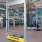 Large fitness center with large windows and plenty of equipment